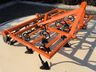 Cultivator 160 cm, with clod crusher,  for Japanese compact tractors, Komondor SKU-160 (1)